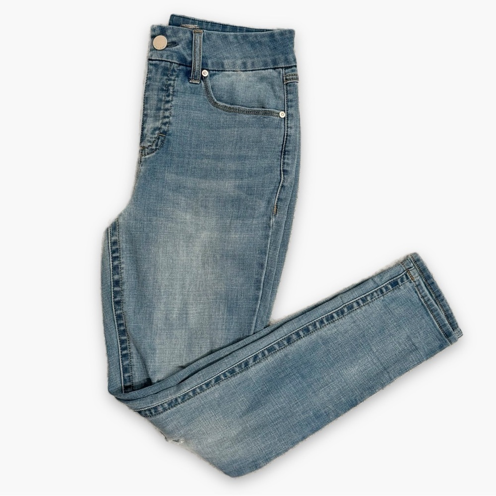 Seven7 | Tummyless Highrise Skinny Jeans Stretch Distressed Size 8 - Picture 8 of 8